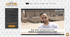 Desktop Screenshot of luxorforyou.com